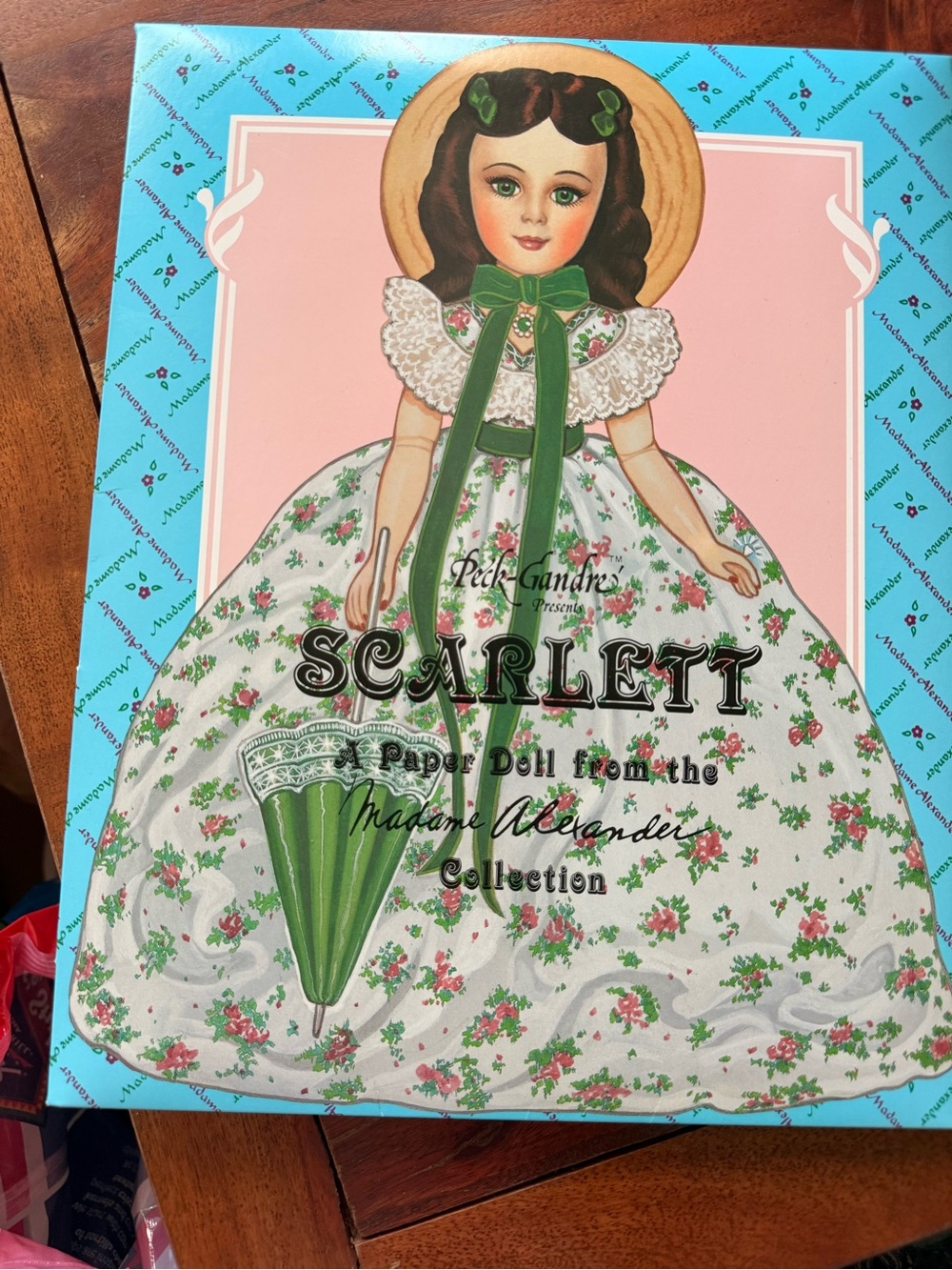 1993 Scarlett paper doll set from The Madame Alexander Collection